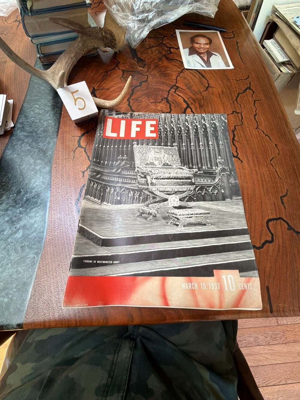 LIFE Magazine, March 15, 1937 Issue - Throne in Westminster Abbey Cover